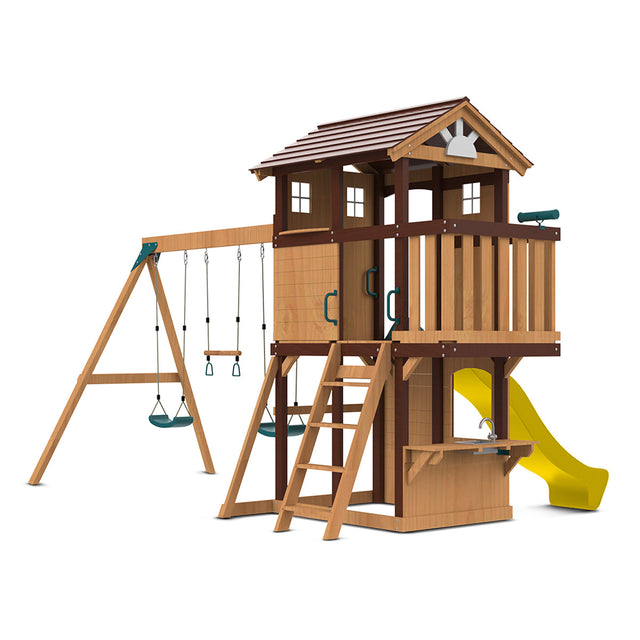 Lifespan Kids Darlington Play Centre Set with 2.2m Yellow Slide