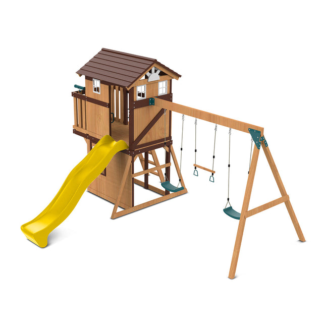 Lifespan Kids Darlington Play Centre Set with 2.2m Yellow Slide