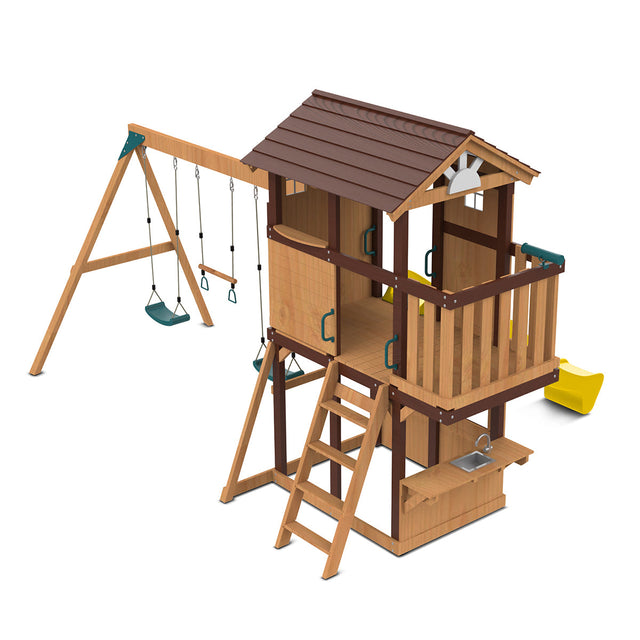 Lifespan Kids Darlington Play Centre Set with 2.2m Yellow Slide