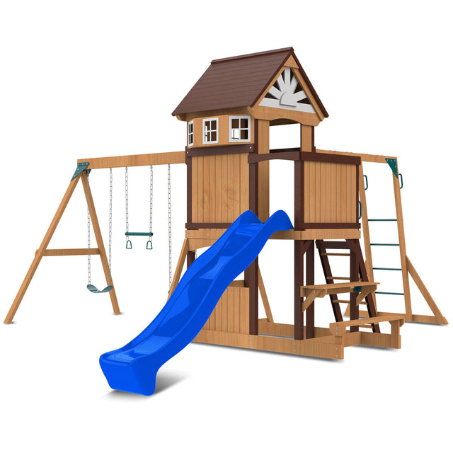 Lifespan Kids Meer Brook Play Centre Set with 2.2m Blue Slide