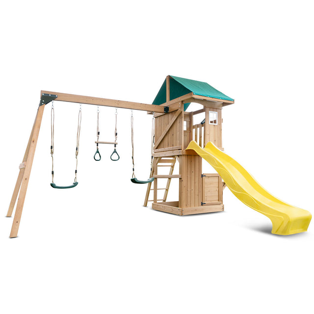 Lifespan Kids Montrose Play Centre Set with 2.2m Yellow Slide