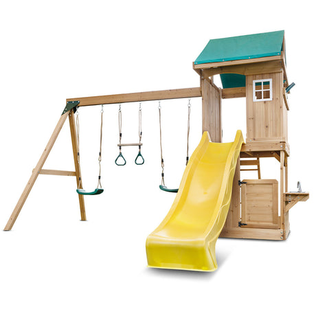 Lifespan Kids Montrose Play Centre Set with 2.2m Yellow Slide