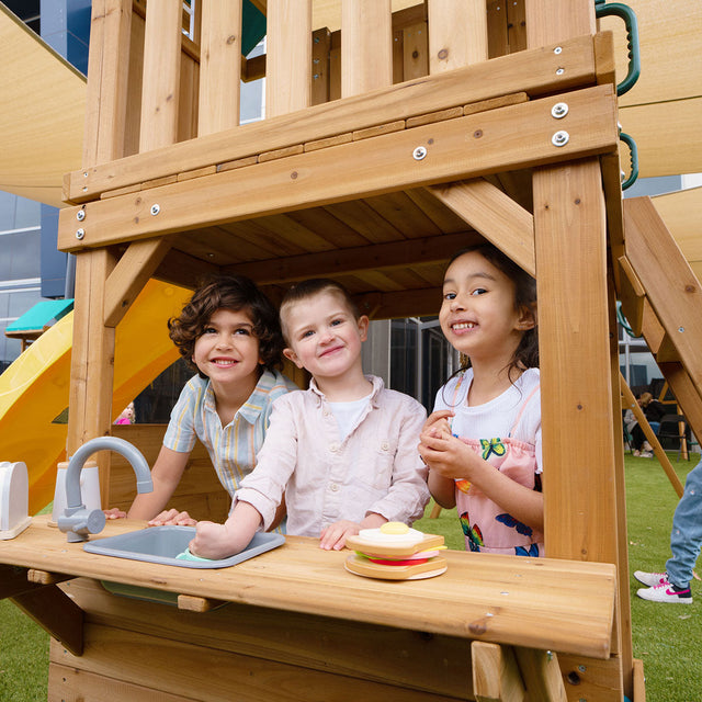 Lifespan Kids Montrose Play Centre Set with 2.2m Yellow Slide