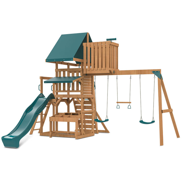 Lifespan Kids Walton Play Centre Set with 2.2m Green Slide