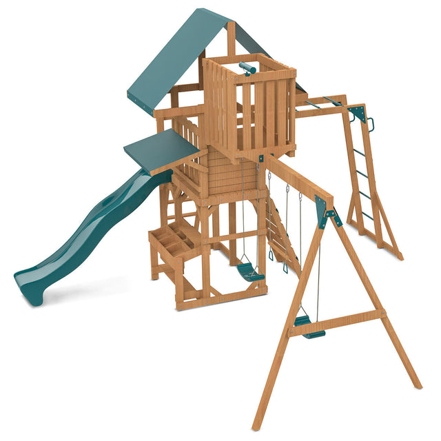 Lifespan Kids Walton Play Centre Set with 2.2m Green Slide