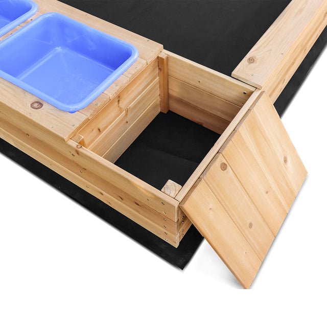 Lifespan Kids Mighty Sandpit with Wooden Cover