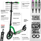 NYC Green| New York City Big Wheel Scooter