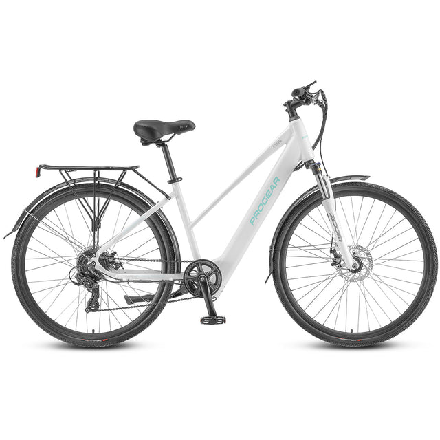 Progear Bikes E-Sierra Hybrid E-Bike Ladies 700c*17" in Whisper White