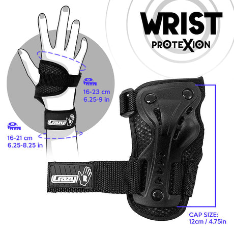 ProteXion Black KIDS Safety Pads - Three Piece Set