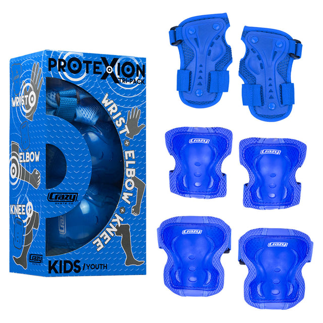 ProteXion Blue KIDS Safety Pads - Three Piece Set