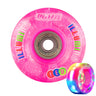 iLLUMIN8 Pink Glitter LED Light Up Roller Skate Wheels