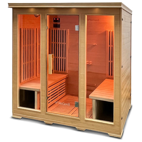 ReGen8 Quadro - 4 Person 2640W Infrared Sauna