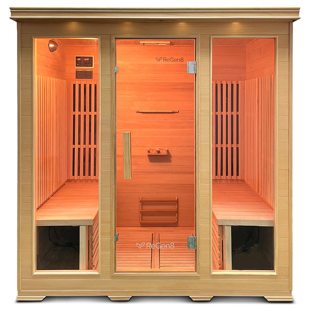 ReGen8 Quadro - 4 Person 2640W Infrared Sauna