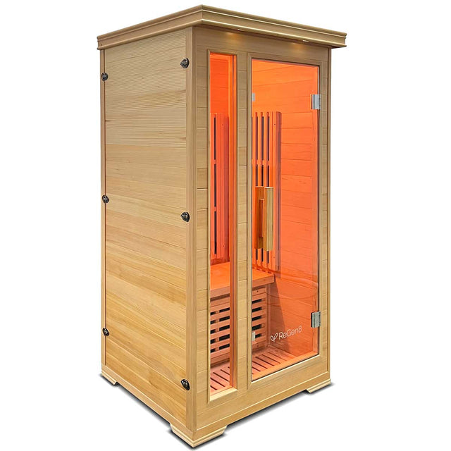 ReGen8 Solo V2 - 1 Person 1410W Infrared Sauna