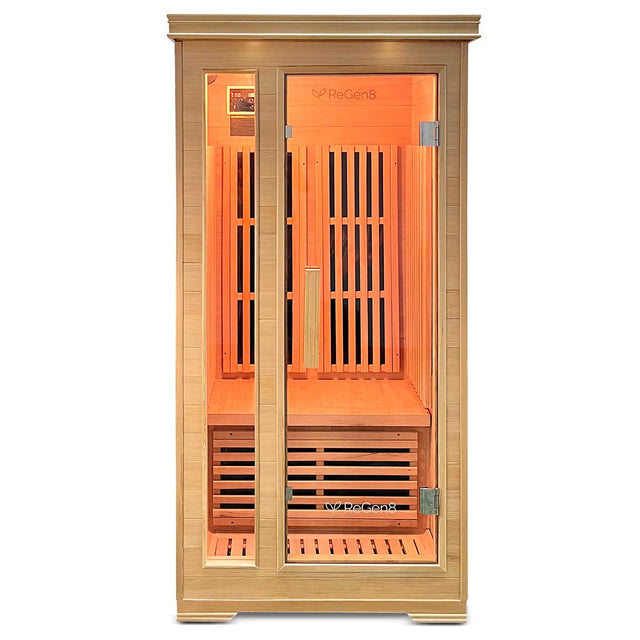 ReGen8 Solo V2 - 1 Person 1410W Infrared Sauna