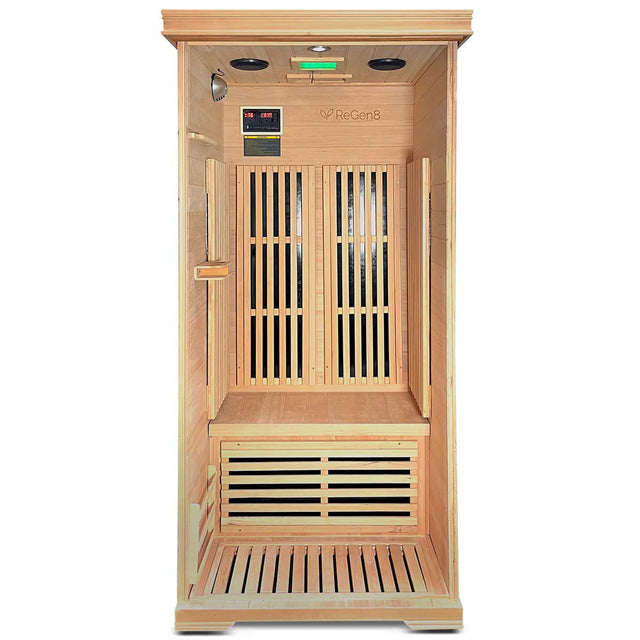 ReGen8 Solo V2 - 1 Person 1410W Infrared Sauna