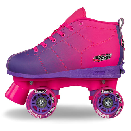 ROCKET JR Pink/Purple Size Adjustable Roller Skates