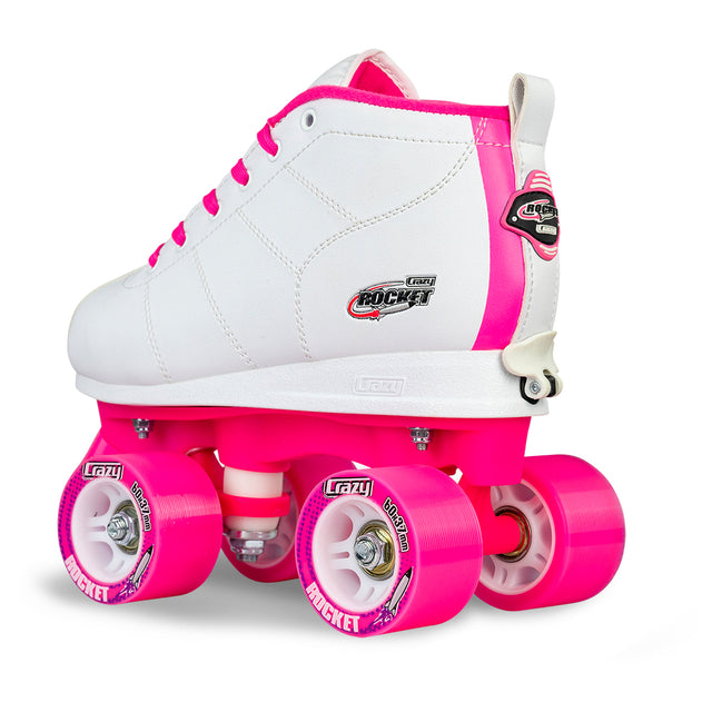 ROCKET JR White - Size Adjustable Roller Skates