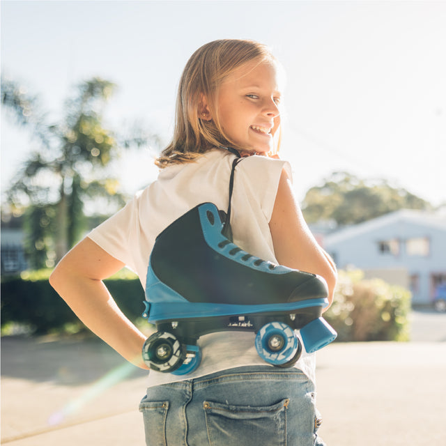 SK8 Blue Size Adjustable Roller Skates