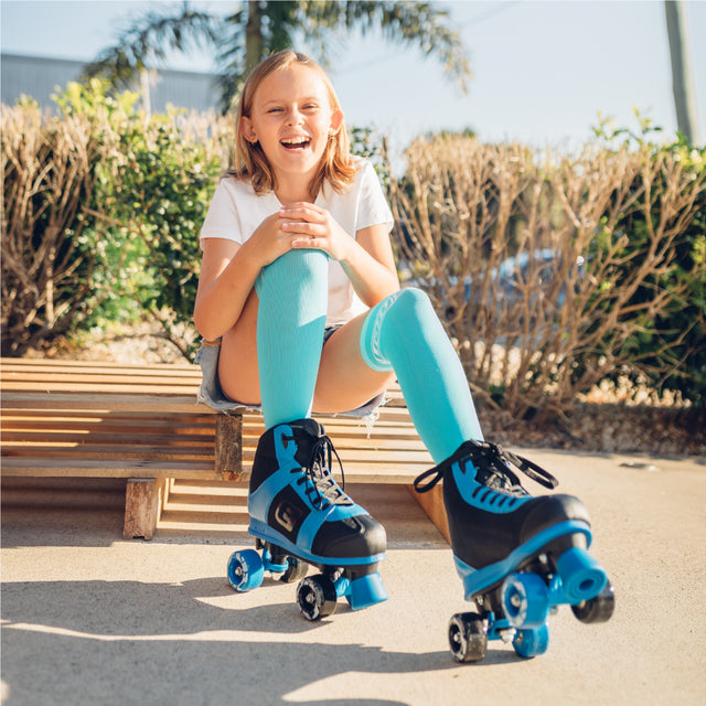 SK8 Blue Size Adjustable Roller Skates