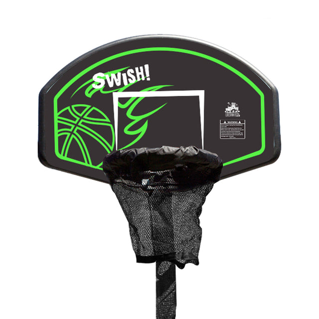 Lifespan Kids Swish Trampoline Basketball Ring with Timber Swing Set Adaptor