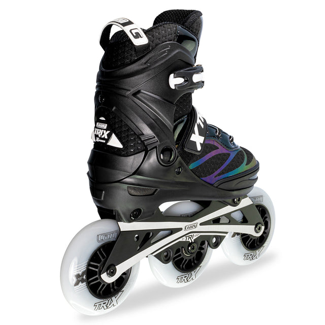 TRIX Black - 3 Wheel Size Adjustable Inline Skates