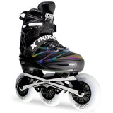 TRIX Black - 3 Wheel Size Adjustable Inline Skates