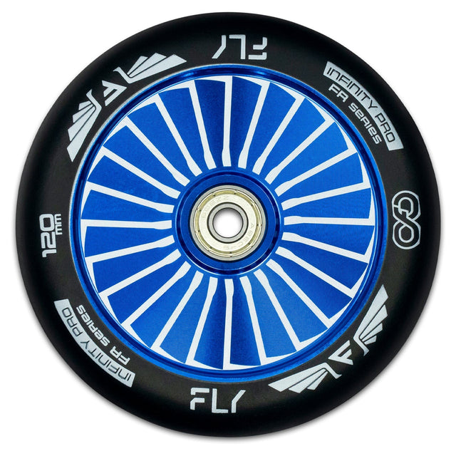 FLY TURBINE Blue Scooter Wheel - 120mm