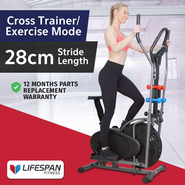 Lifespan Fitness X-02 Hybrid Cross Trainer